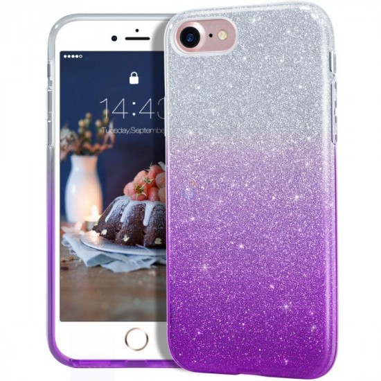 PREMIUM BLING SPARKLING IPHONE 7/8 PURPLE CASE